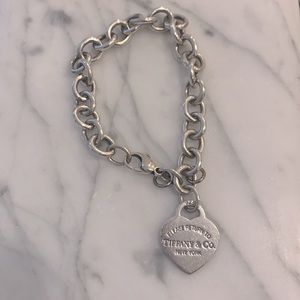 Tiffany’s heart tag bracelet